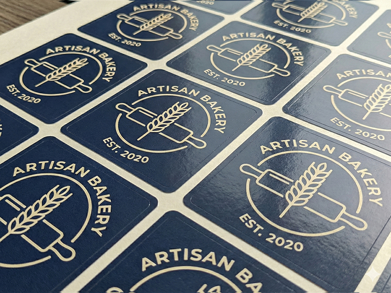 Semi Gloss Paper Sticker